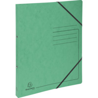 Ringhefter A4, 2 Ringe 15mm, Colorspan-Karton bedruckt - Grün
