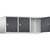 Altillo CLASSIC, 3 compartimentos, anchura de compartimento 400 mm, gris luminoso / gris negruzco.