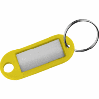 Schlüsselanhänger VE=100 Stück gelb