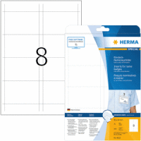 Einsteck-Namensschilder A4 90x60mm 200 Stück (25 Blatt)