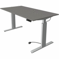 Sitz-/Stehtisch Move 3 BxTxH 160x80x72-120cm silber/grafit