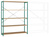 Großfach-Steckregal Grundregal mit 5 Holzverbundböden, HxBxT = 2000 x 1530 x 700 mm | RPK1046.0001