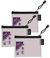 Snopake Eva Mesh Zippa Bag A6 (Pack of 3) 15856