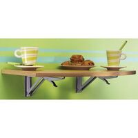 Wall mounted folding table