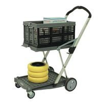 Clax folding trolley, grey