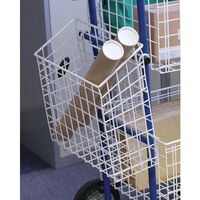Accessories to suit mailroom trolleys - rear pannier