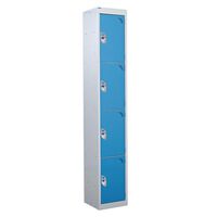 Standard lockers with hasp and staple