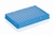 PCR-Platten 96 well Rigid Frame | Beschreibung: ganzer Rahmen blau Wells transparent Low Profile