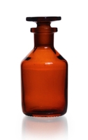 100ml Narrow-mouth reagent bottles soda-lime glass amber glass
