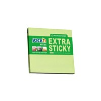 Öntapadó jegyzettömb STICK`N extra erős 76x76mm újrahasznosított pasztell zöld 90 lap