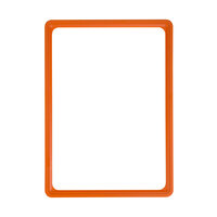 Price Labelling Board / Poster Frame / Showcard Frame in Plastic | orange similar to RAL 2008 A4 on short side