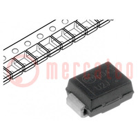 Diode: rectifying; SMD; 600V; 2A; 75ns; SMB; Ufmax: 1.45V; Ifsm: 35A