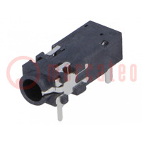 Socket; Jack 3,5mm; female; stereo special; ways: 4; THT; W: 6.7mm