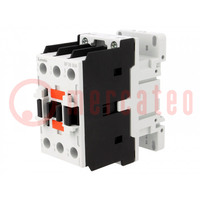 Contactor: 3-pole; NO x3; 230VAC; 38A; for DIN rail mounting; BF