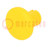 Rivet; MEDIUM; yellow; for cable chain
