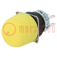 Safety switch: enabling switch; HE5B; DPDT; IP65; plastic; yellow