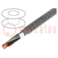 Wire; BiTservo 2XSLCY-J; 4G6mm2; PVC; transparent; 600V,1kV