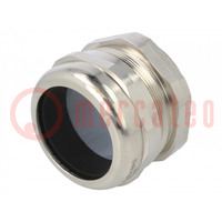 Cable gland; PG48; IP68; brass; Body plating: nickel; RRPL