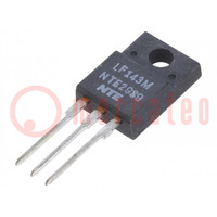 Transistor: N-MOSFET; unipolar; 600V; 10A; Idm: 36A; 50W; TO220FN