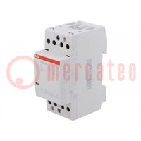 Contactor: 4-pole installation; 25A; 48VAC,48VDC; NO x4; -25÷55°C