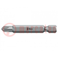 Screwdriver bit; Torq-Set®; TS2; Overall len: 50mm