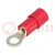 Tip: ring; M3; Ø: 3.2mm; 0.25÷1.5mm2; crimped; for cable; insulated