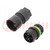 Connector: AC supply; screw terminal; male; 6.5÷8mm; 0.5÷1.5mm2