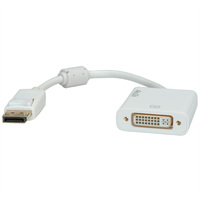 ROLINE 4K DisplayPort - DVI Adapter, DP Male-DVI Female