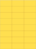 Etiketten - Gelb, 3.7 x 7 cm, Papier, Selbstklebend, Für innen, +55 °C °c