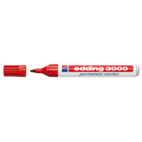 Edding 3000 permanent Marker mit Rundspitze Version: 02 - rot