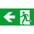CUBE-LUX Piktogramm Rettungsweg links