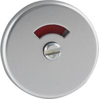 Produktbild zu WC-Aussenrosette WG ø 50 mm, mit Anschraubträger "U", silber eloxiert