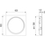 Skizze zu Moonlight DualColor lámpa 3-as szett,nemesacél hatású