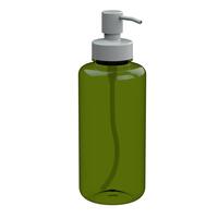 Artikelbild Soap dispenser "Deluxe" 1.0 l, transparent, transparent-green/white