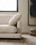 Gala 3-zitsbank in beige 210 cm
