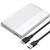 Obudowa | Kieszeń na dysk SSD HDD 2.5 cala| SATA | USB 3.0 | Super speed 5Gb/s | 2TB | Srebrna