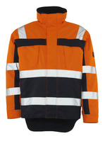 Winterjacke MASCOT Teresina hi-vis orange/mar., Gr. 3XL