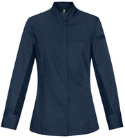 Damenkochjacke Marco Langarm ; Kleidergröße 50; navy