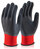 Beeswift Multi-Purpose Fully Coated Latex Polyester Knitted Glove Black XL