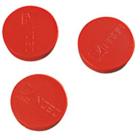 Magnete, rot, Ø 20 mm, 10 Stück