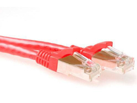 Microconnect SFTP6A015RBOOTED kabel sieciowy Czerwony 1,5 m Cat6a S/FTP (S-STP)