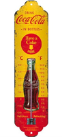 Nostalgic Art Drink Coca-Cola Ciekły termometr środowiskowy Wewnątrz/Na wolnym powietrzu Wielobarwny