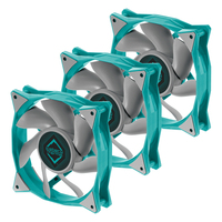 Iceberg Thermal IceGALE Computergehäuse Ventilator 12 cm Türkis 3 Stück(e)