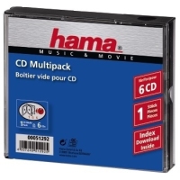 Hama CD-Multipack 6 6 discs Transparent
