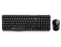 Rapoo X1800S Tastatur Maus enthalten RF Wireless Schwarz