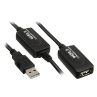 Kindermann 5771000115 USB Kabel 15 m USB 2.0 USB A Schwarz