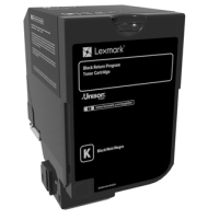 Lexmark 74C20K0 kaseta z tonerem 1 szt. Oryginalny Czarny
