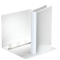 Esselte Panorama Ring Binders Deluxe, PVC White 4 x 30 mm ringband A4 Wit