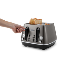 De’Longhi CTIN4003.TB toaster 6 4 slice(s) 1800 W Metallic