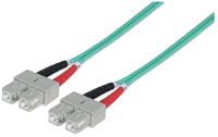 Intellinet 750837 száloptikás kábel 2 M SC OM3 Türkizkék
